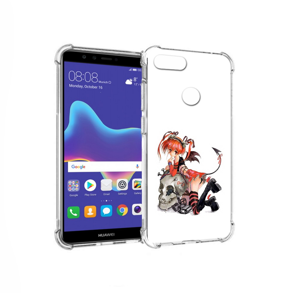 

Чехол MyPads Tocco для Huawei Enjoy 8 Plus аниме (PT108787.33.221), Прозрачный, Tocco
