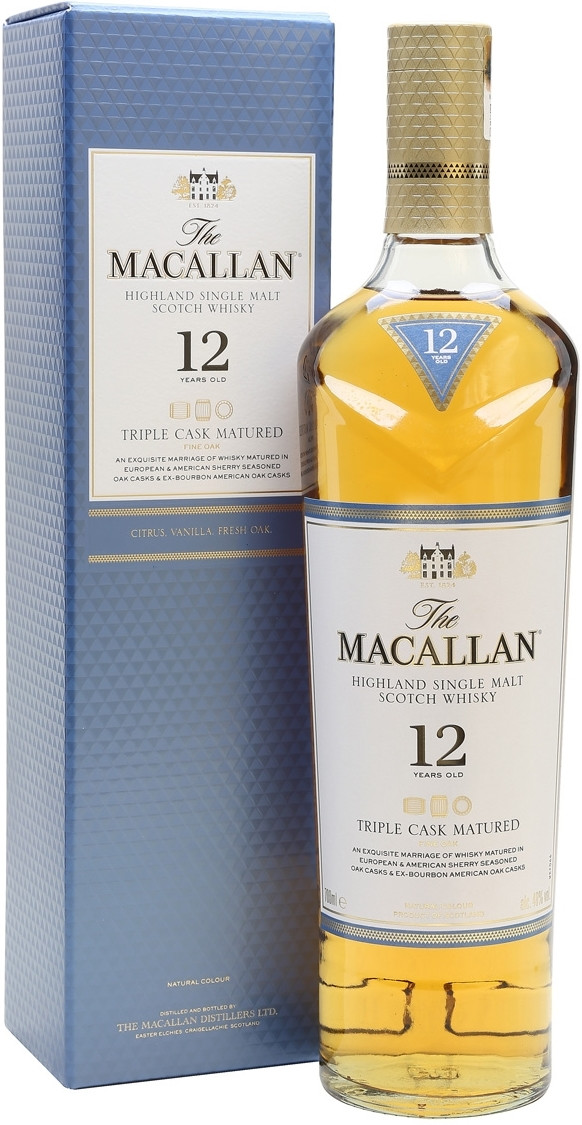 

Виски Macallan Triple Cask Matured 12 YO, в подарочной упаковке, 0.7 л