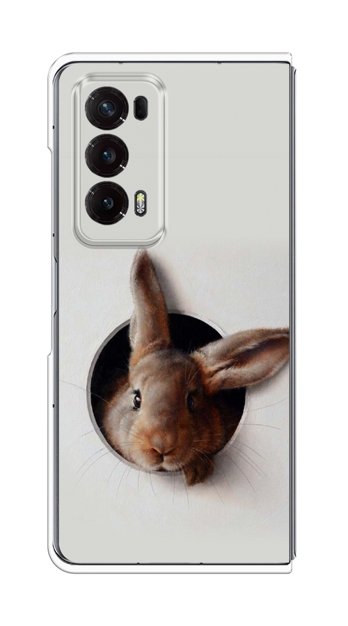 

Чехол на Honor Magic V2 "Любопытный кролик", Серый;коричневый, 6123550-1