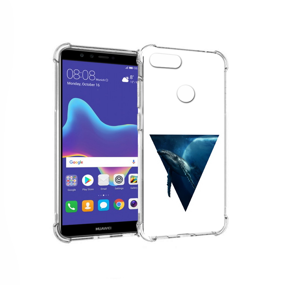

Чехол MyPads Tocco для Huawei Enjoy 8 Plus 3D кит (PT108787.33.2), Прозрачный, Tocco