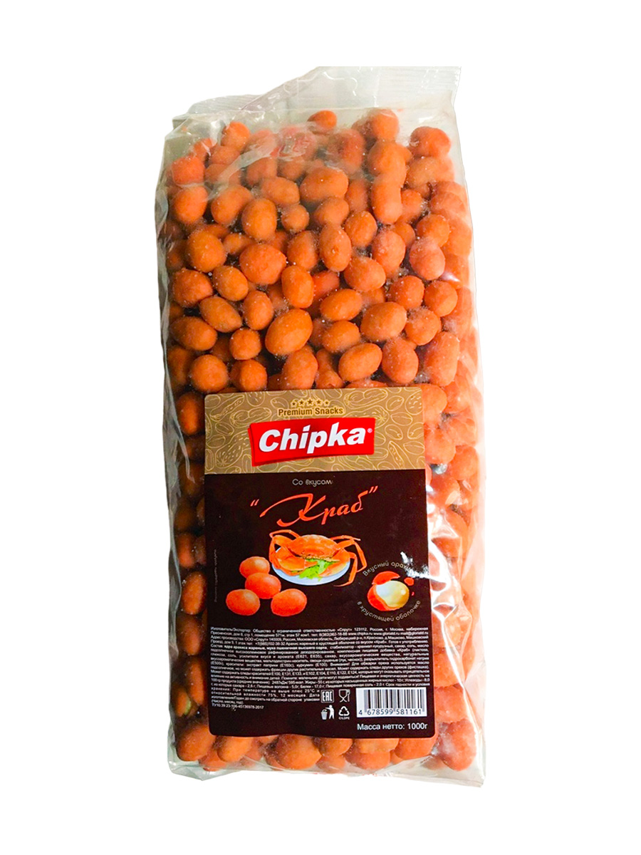 Арахис Postmart жареный в хрустящей корочке краб, 1000 г