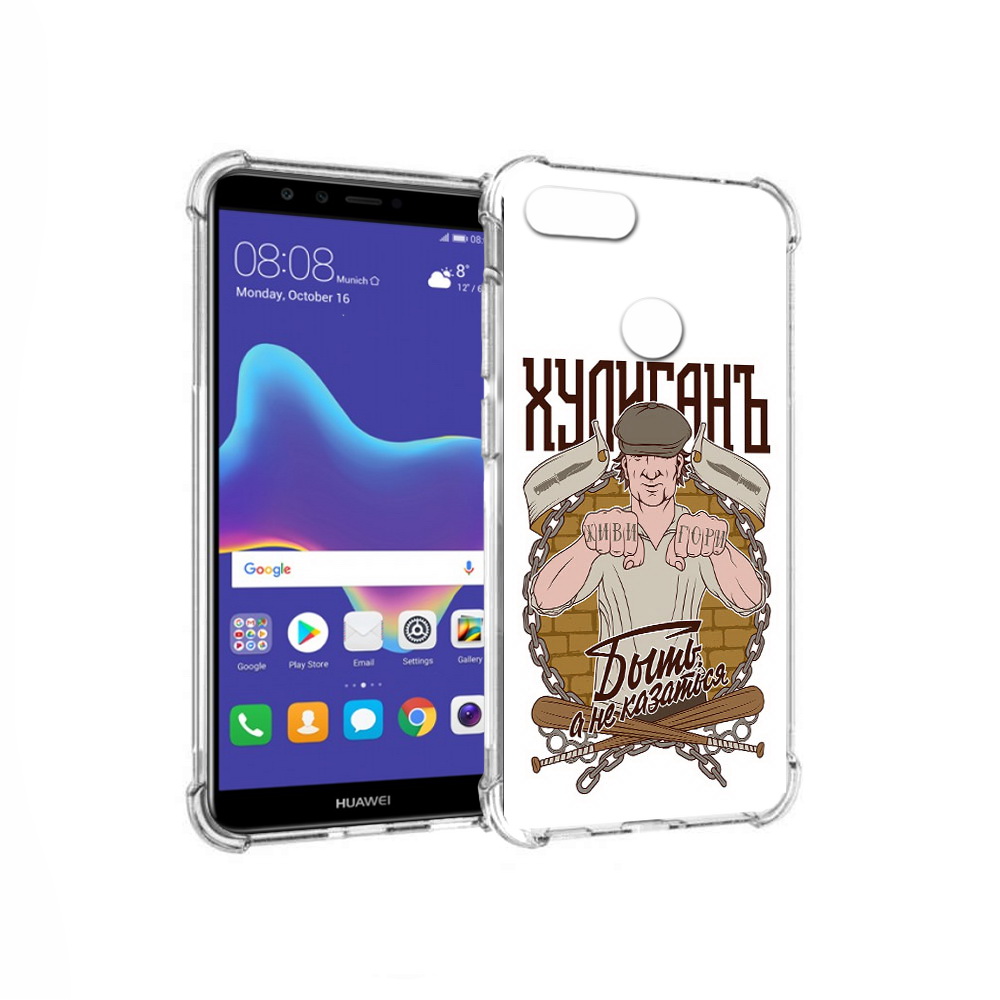 

Чехол MyPads Tocco для Huawei Enjoy 8 Plus Хулиган (PT108787.33.192), Прозрачный, Tocco