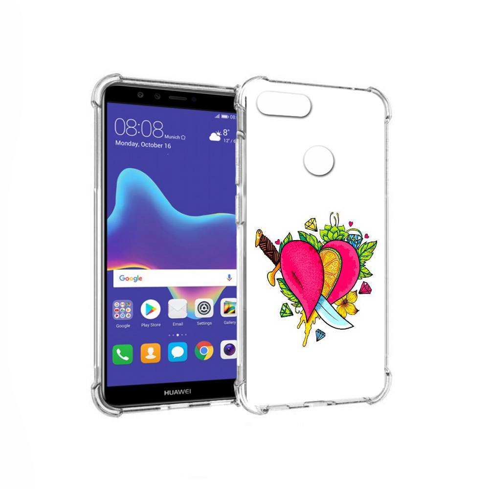 Чехол MyPads Tocco для Huawei Enjoy 8 Plus Фруктовое сердце (PT108787.33.188)