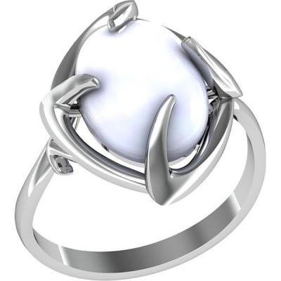 

Кольцо из серебра с лунным камнем р. 18,5 ПРИВОЛЖСКИЙ ЮВЕЛИР 291903-LN, 291903-LN
