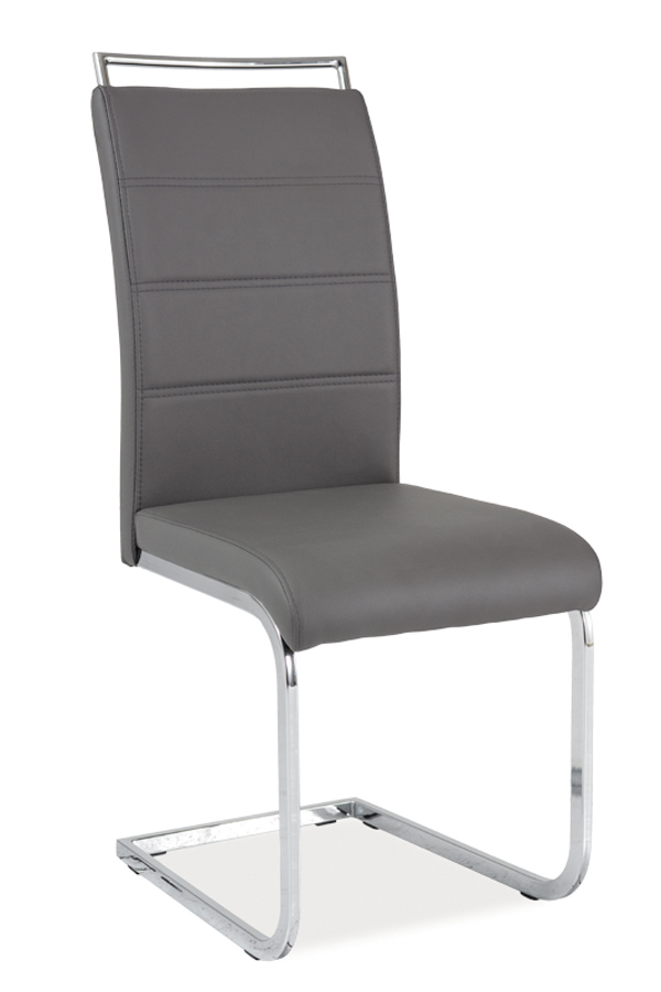 

Стул SIGNAL H441 серый/хром, H441