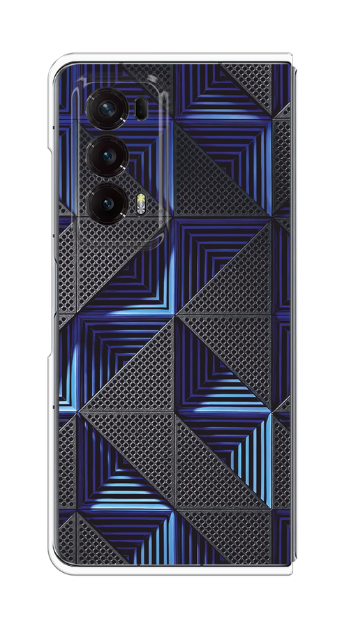 

Чехол на Honor Magic V2 "IBM", Серый;синий, 6123550-1