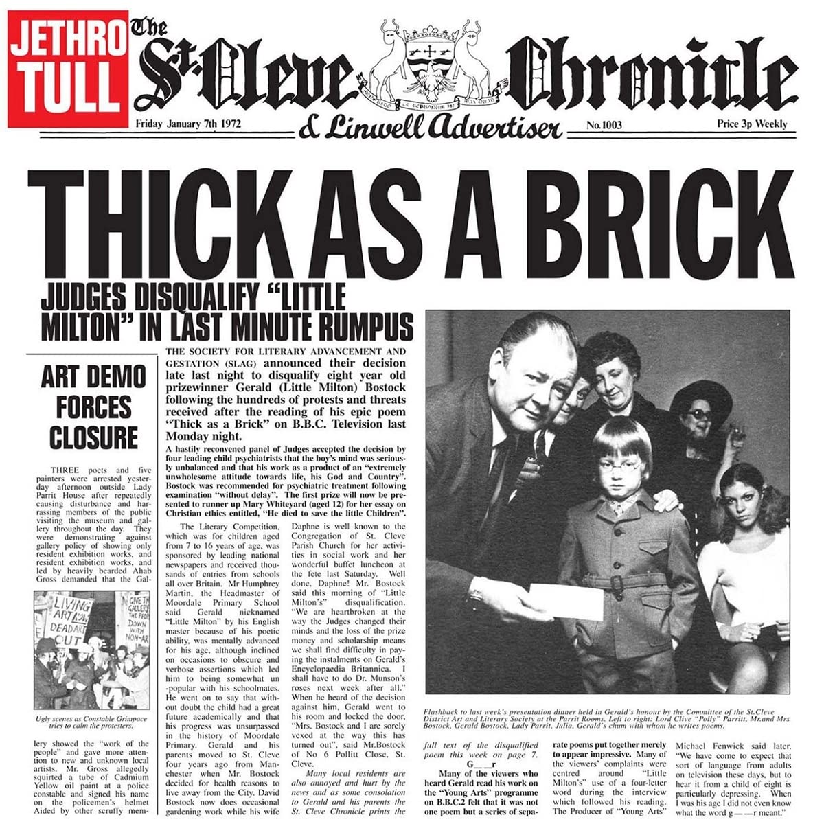 

Jethro Tull Thick As A Brick (Винил)