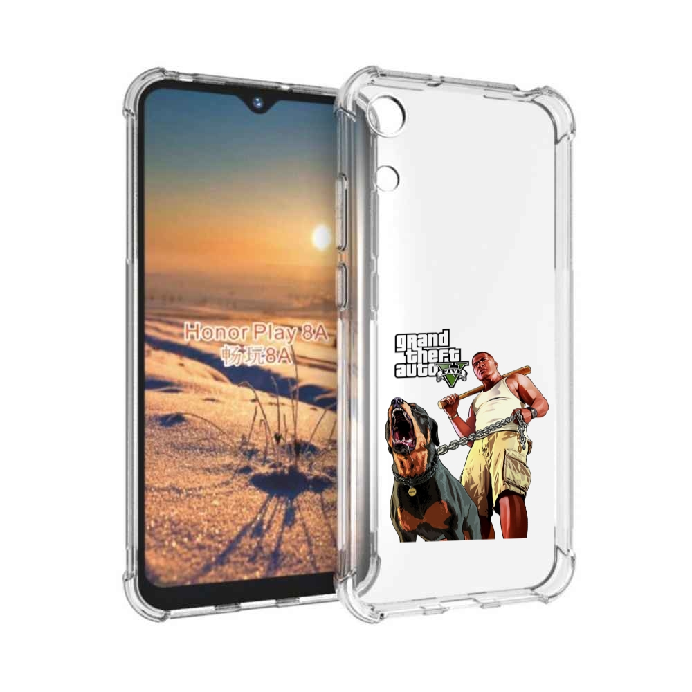

Чехол бампер MyPads GTA грозная собака для Honor 8A., Прозрачный, Tocco