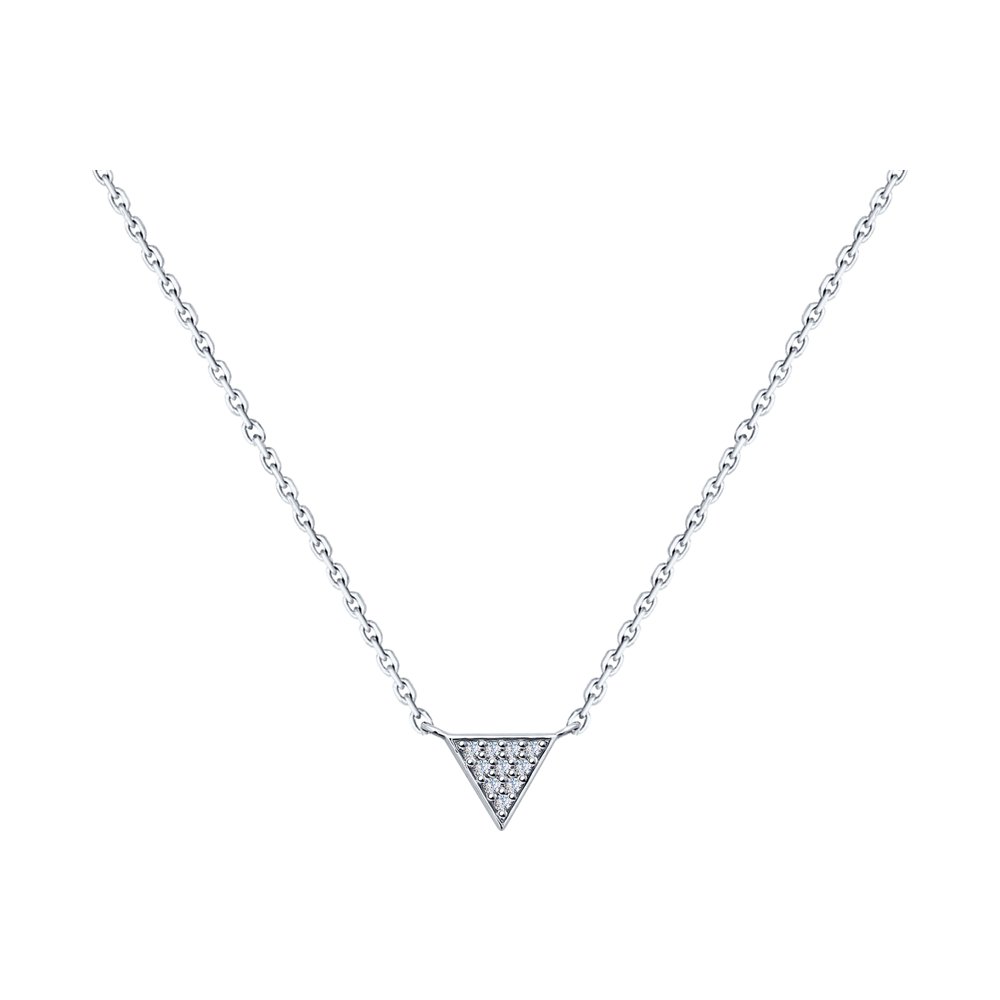 

Колье из серебра с фианитом 42 см SOKOLOV 94070168, 94070168