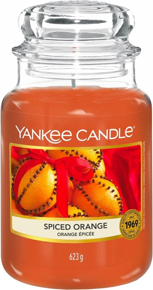 фото Yankee candle spiced orange large jar candle