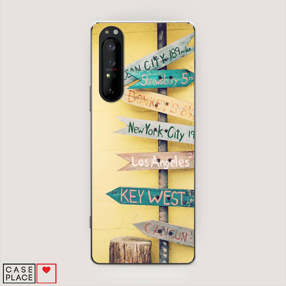 

Чехол Awog на Sony Xperia 1 II "Нулевой километр", Разноцветный, 54550-4