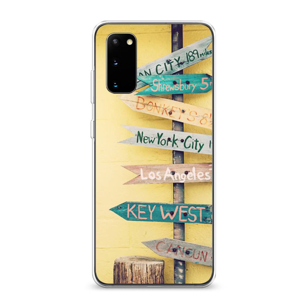 

Чехол Awog на Samsung Galaxy S20 "Нулевой километр", Разноцветный, 29250-4