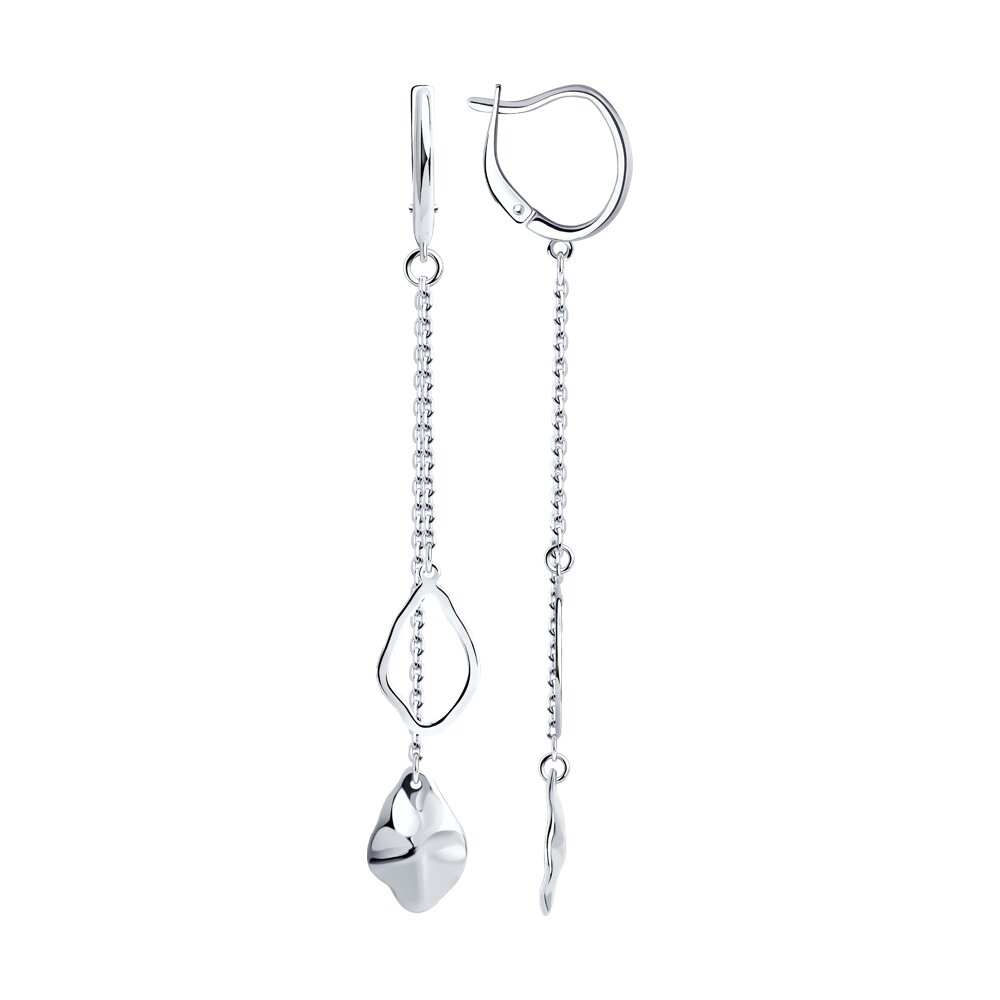 

Серьги из серебра без вставки SOKOLOV 94025573, 94025573