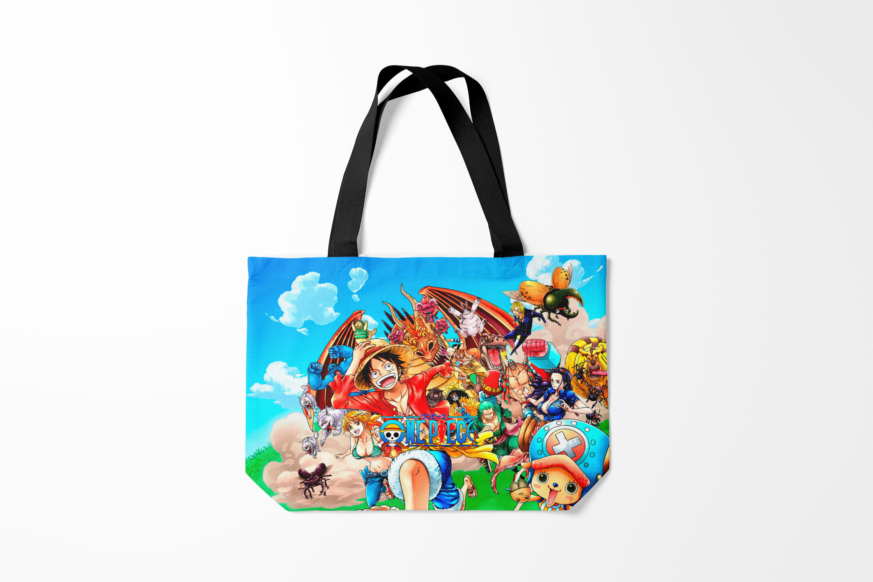 

Сумка шoппер унисекс Burnettie One Piece ВАН ПИС, черный, One Piece ВАН ПИС