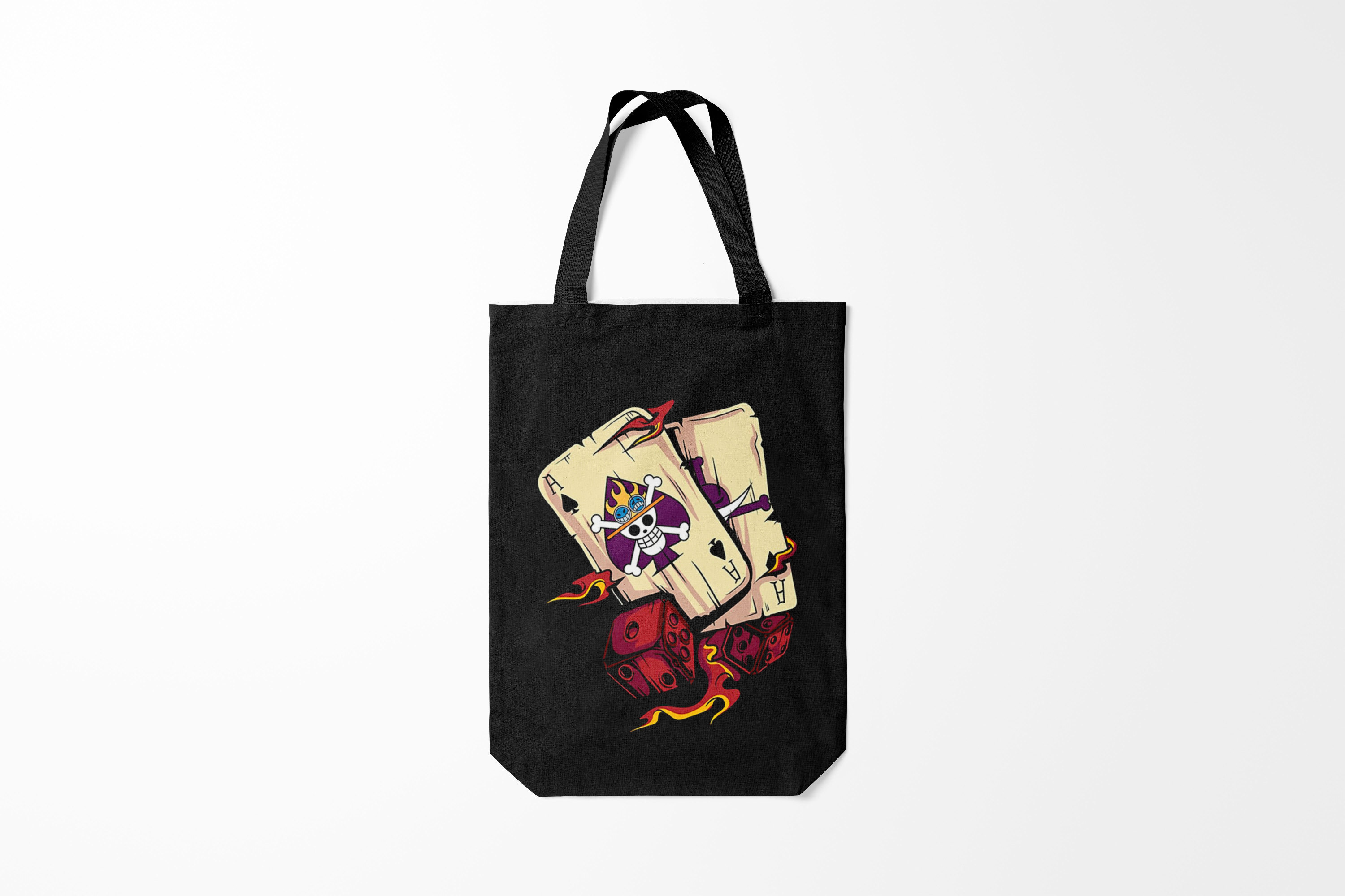 

Сумка шoппер унисекс Burnettie One Piece RIP, черный, One Piece RIP