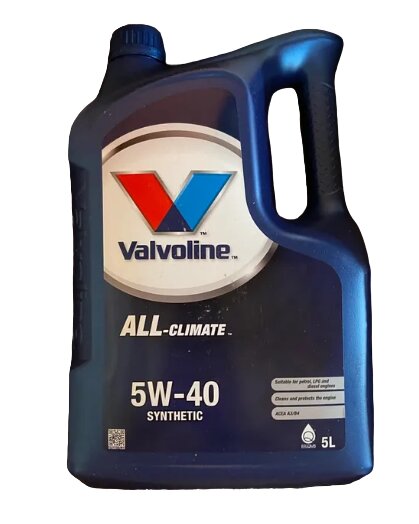фото Моторное масло valvoline all climate 5w40 5 л