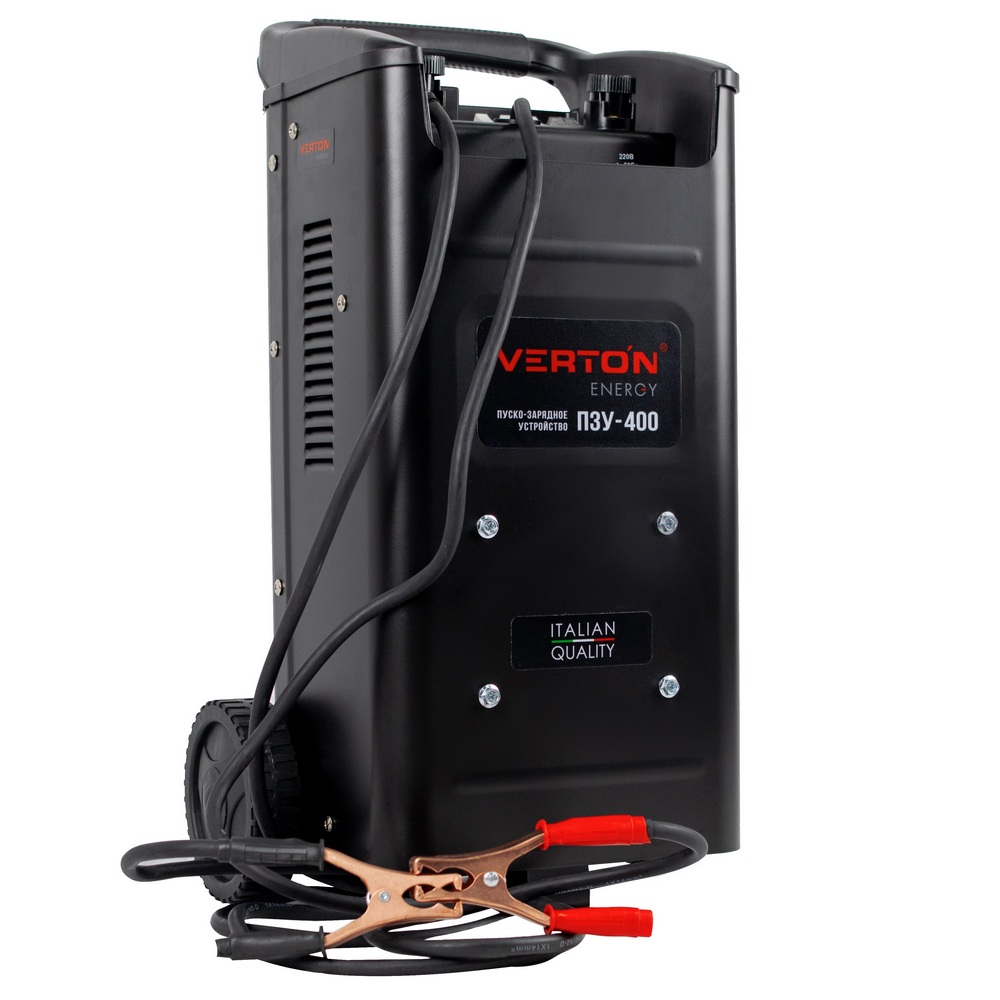 Пуско-зарядное устройство VERTON Energy ПЗУ- 400, черный