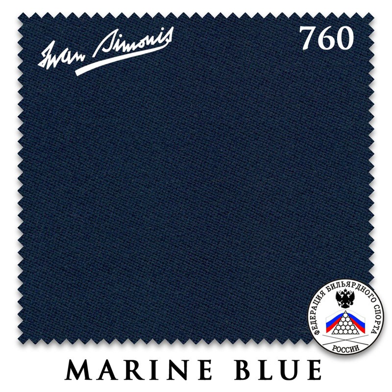 

IWAN SIMONIS Сукно Iwan Simonis 760 195см Marine Blue, Сукно Iwan Simonis 760 195см Marine Blue