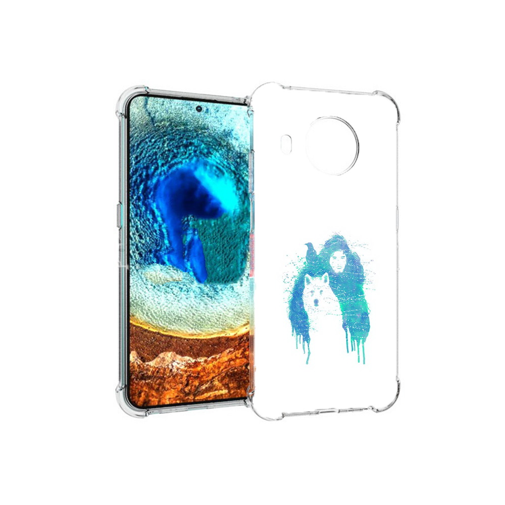 

Чехол MyPads Tocco для Nokia X20 джон сноу (PT159436.101.323), Прозрачный, Tocco