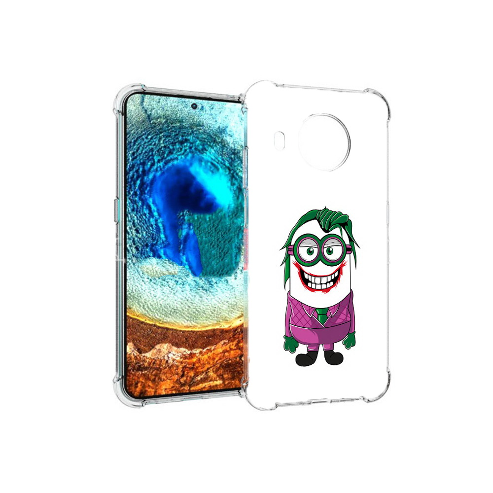 

Чехол MyPads Tocco для Nokia X20 джокер миньон (PT159436.101.322), Прозрачный, Tocco