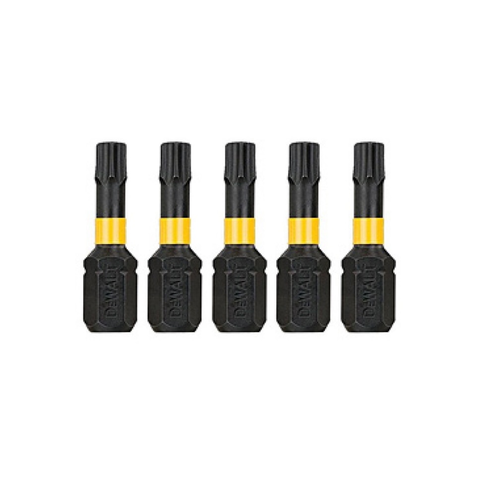 

Биты для ударного шуруповерта DeWalt DT7382T-QZ, T25х25мм; 5шт, DT7382T-QZ