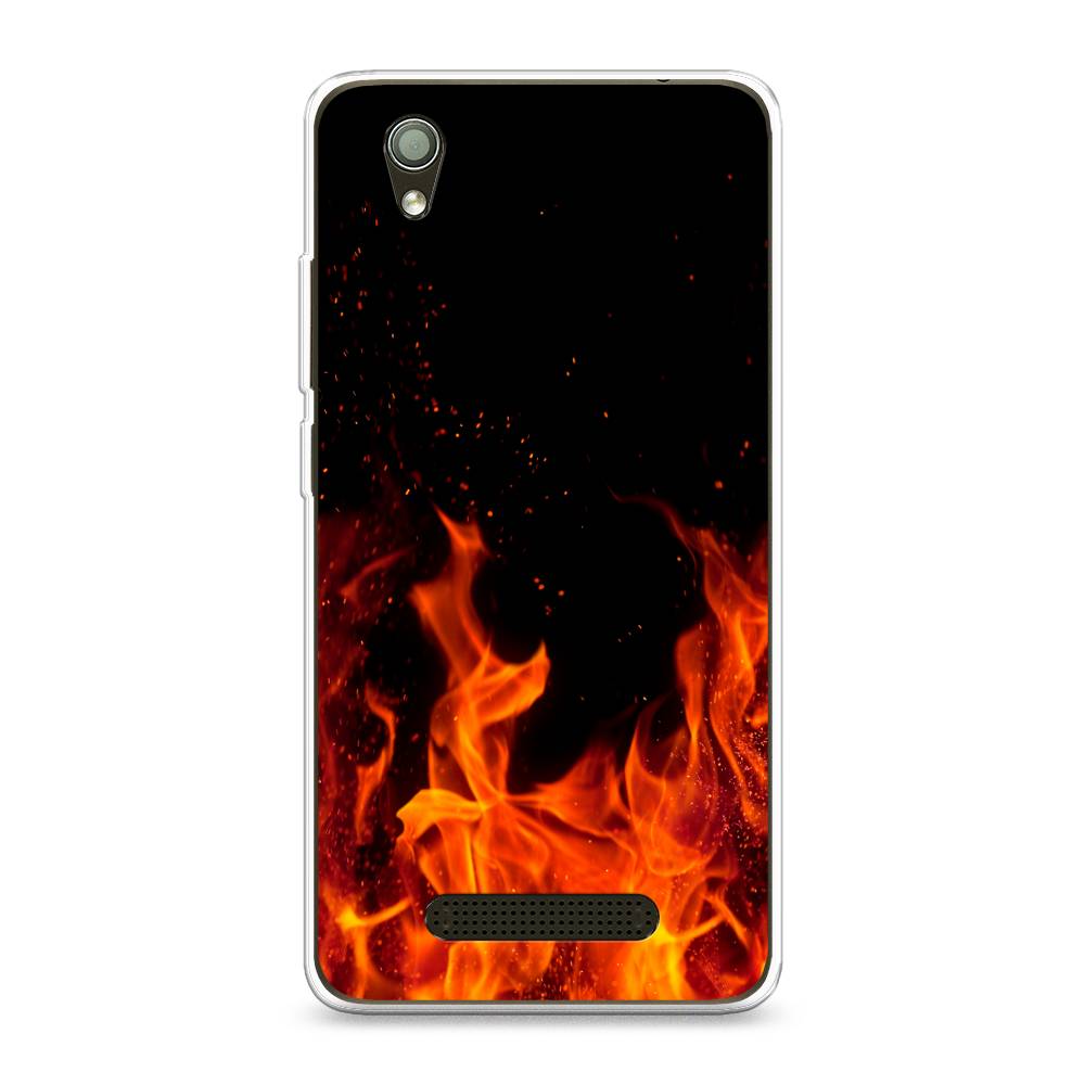 

Чехол Awog на ZTE Blade X3 / ЗТЕ Блэйд X3 "Все в огне", Разноцветный, 130650-4