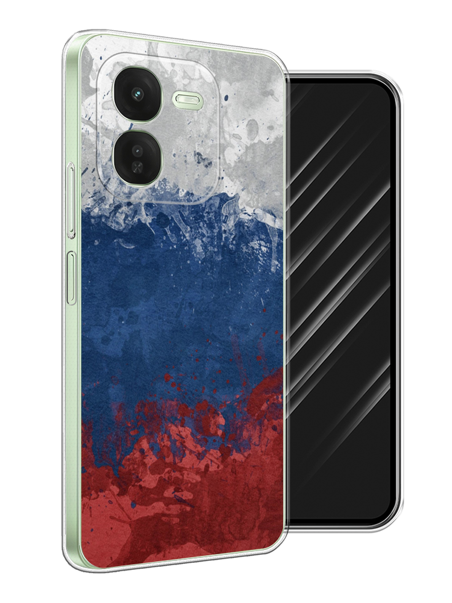 

Чехол Awog на Vivo iQOO Z9X "Флаг России неровный", Белый;синий;красный, 2612250-1