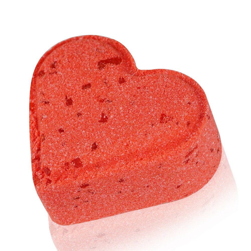 фото Соль для ванны weis бурлящее сердечко розовый персик 110г
