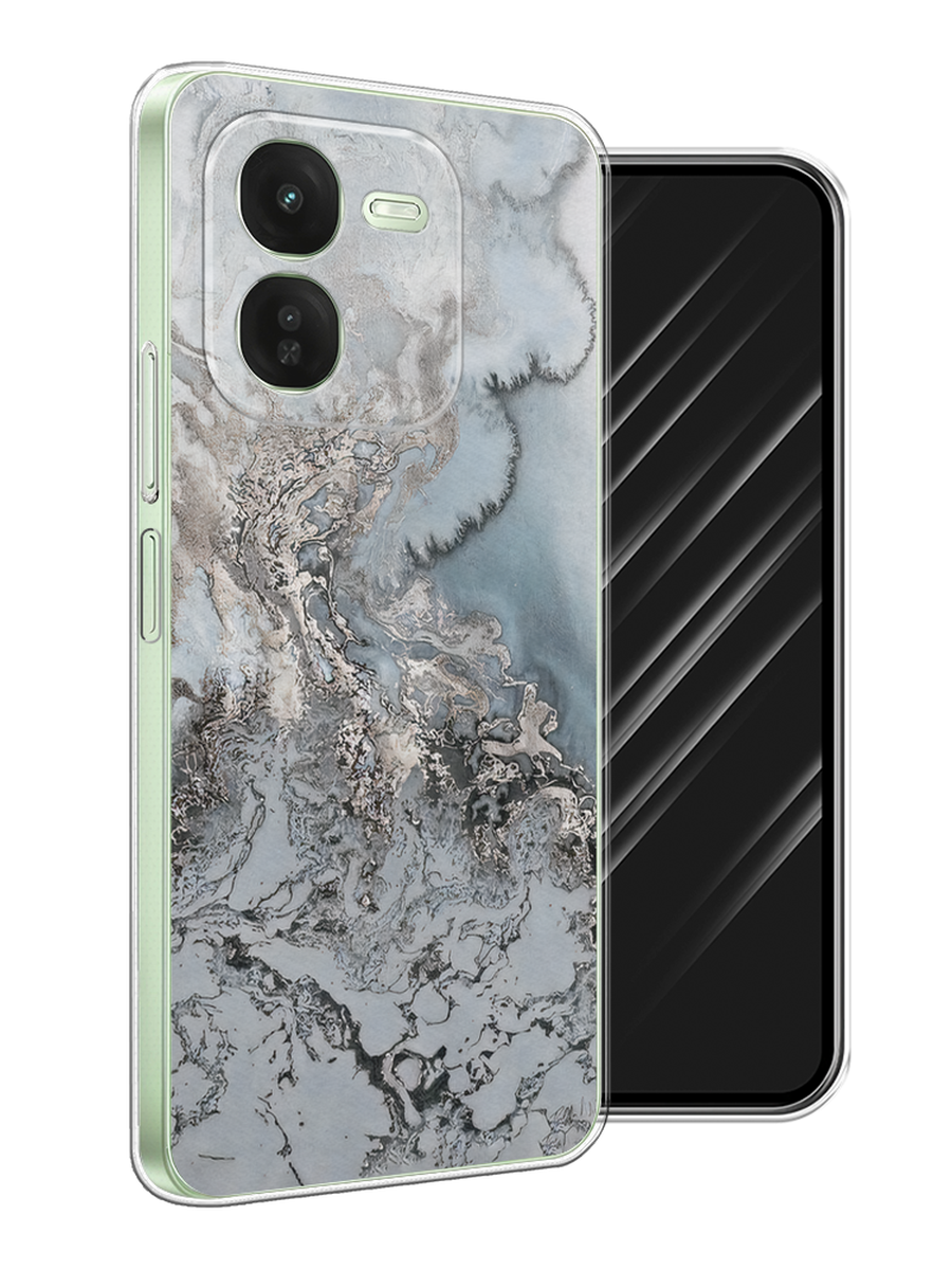 

Чехол Awog на Vivo iQOO Z9X "Морозная лавина серая", Серый;серебристый, 2612250-1