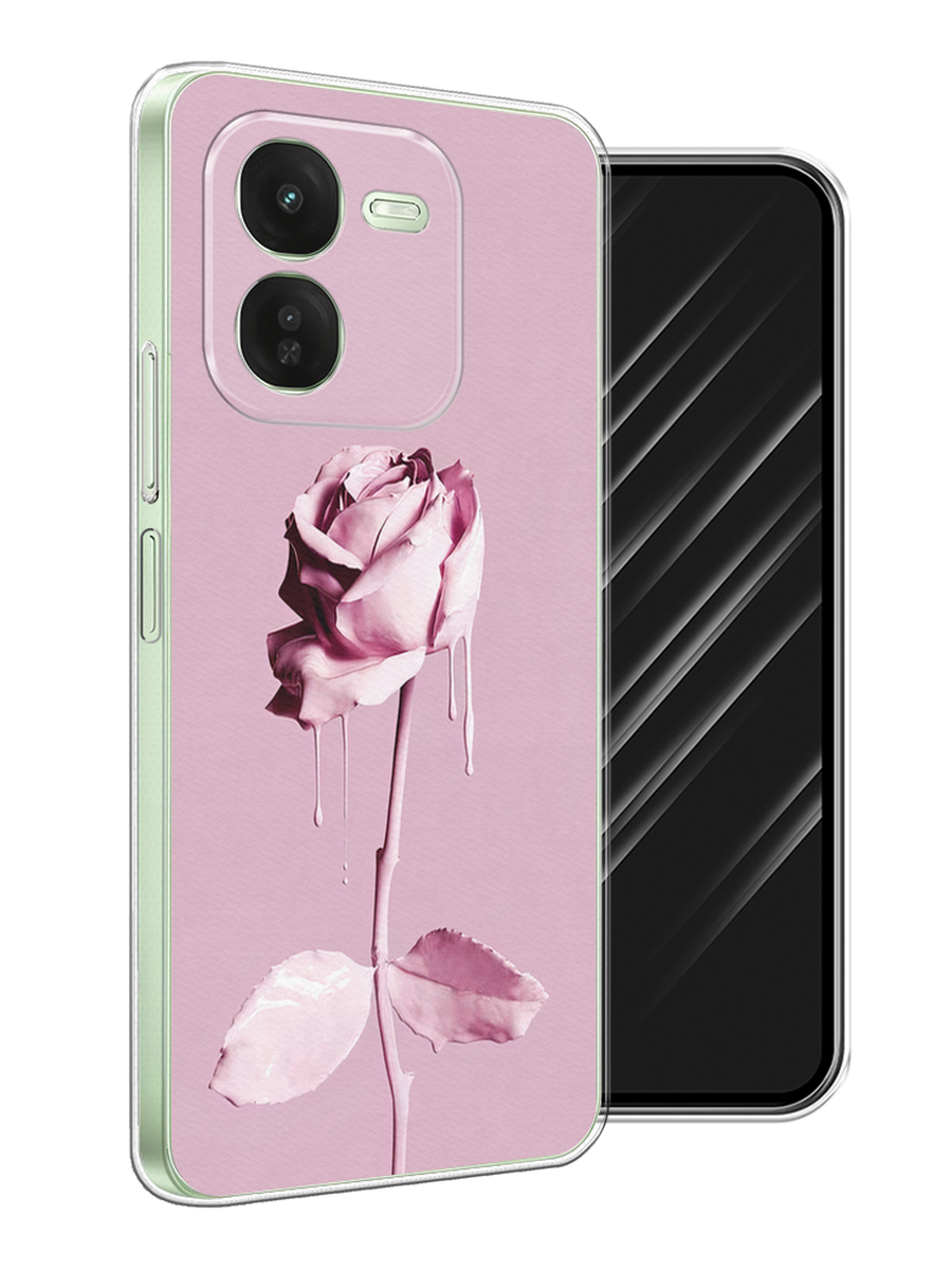

Чехол Awog на Vivo iQOO Z9X "Роза в краске", Белый;розовый, 2612250-1