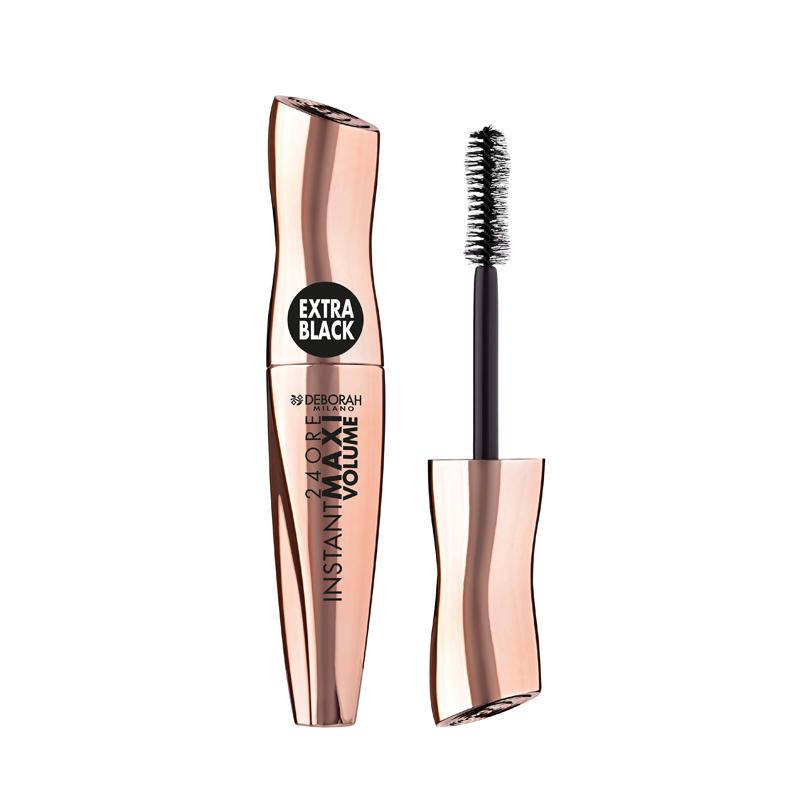 Тушь для ресниц Deborah Milano максимальный объем 24ore Instant Maxi Volume Mascara тушь для ресниц deborah milano объем и сила formula pura mascara volume