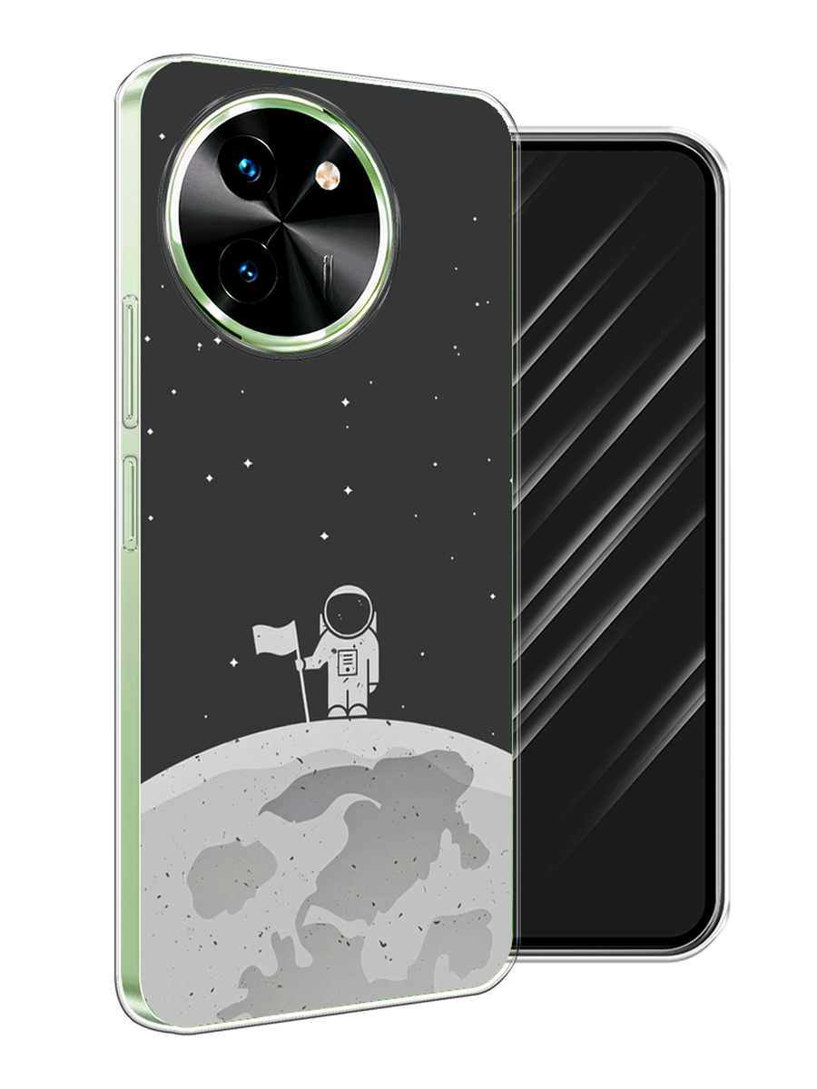 

Чехол Awog на Vivo T3x/Y38 5G "Первый на Луне", Черный, 2610750-1