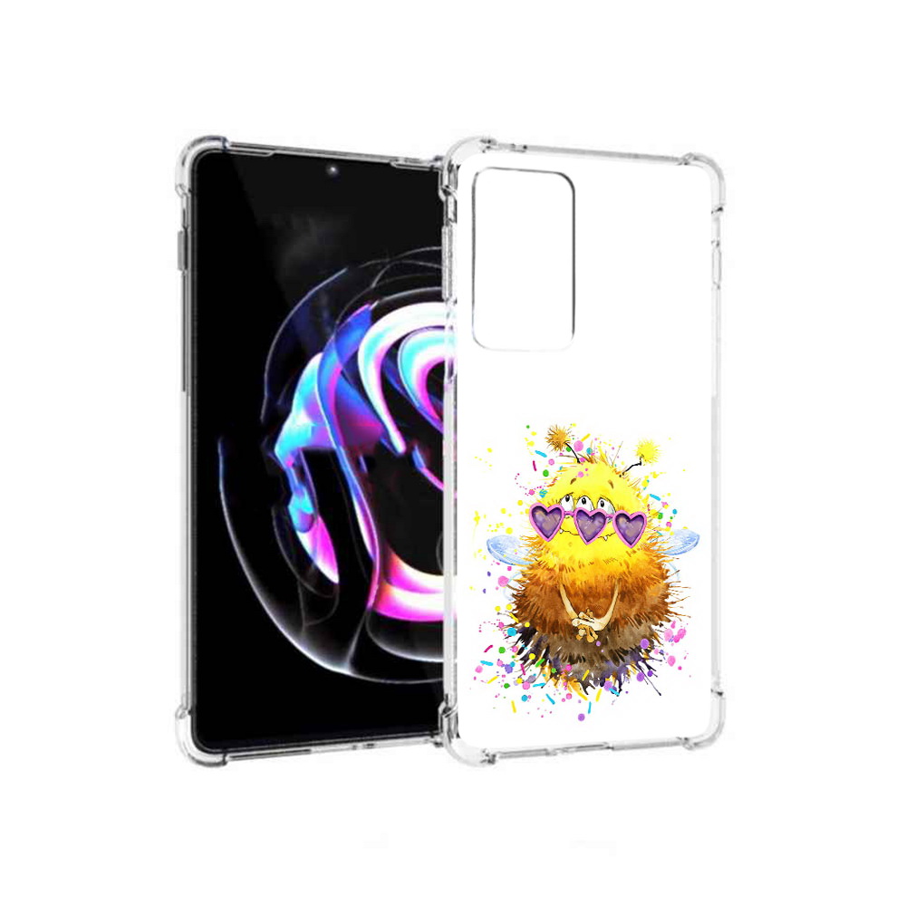 

Чехол MyPads Tocco для Motorola Moto Edge 20 Pro Пушитый шмель (PT227063.364.143), Прозрачный, Tocco