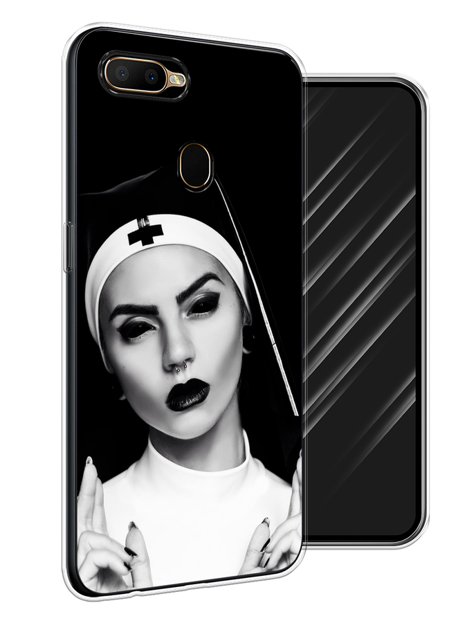 

Чехол Awog на Oppo A5s "Черная монашка", Разноцветный, 252350-9