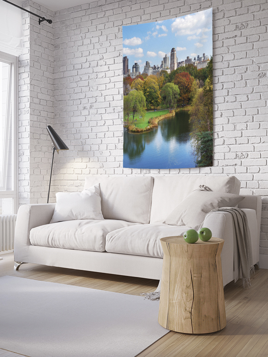 

Вертикальное фотопанно на стену JoyArty Городской пруд 150x200 см, Городской пруд