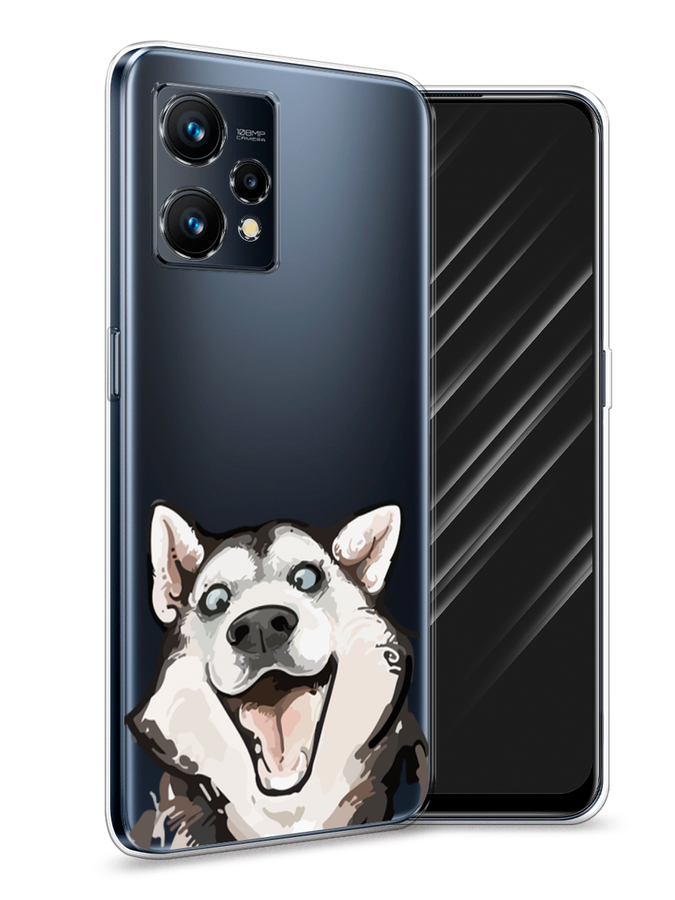 

Чехол Awog на Realme 9 "Радостный хаски", Разноцветный, 257250-1