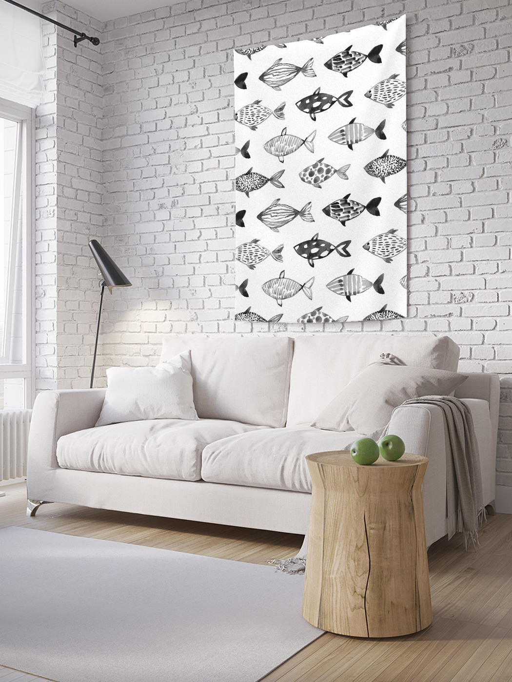 

Вертикальное фотопанно на стену JoyArty Рыбный мотив 150x200 см, Рыбный мотив