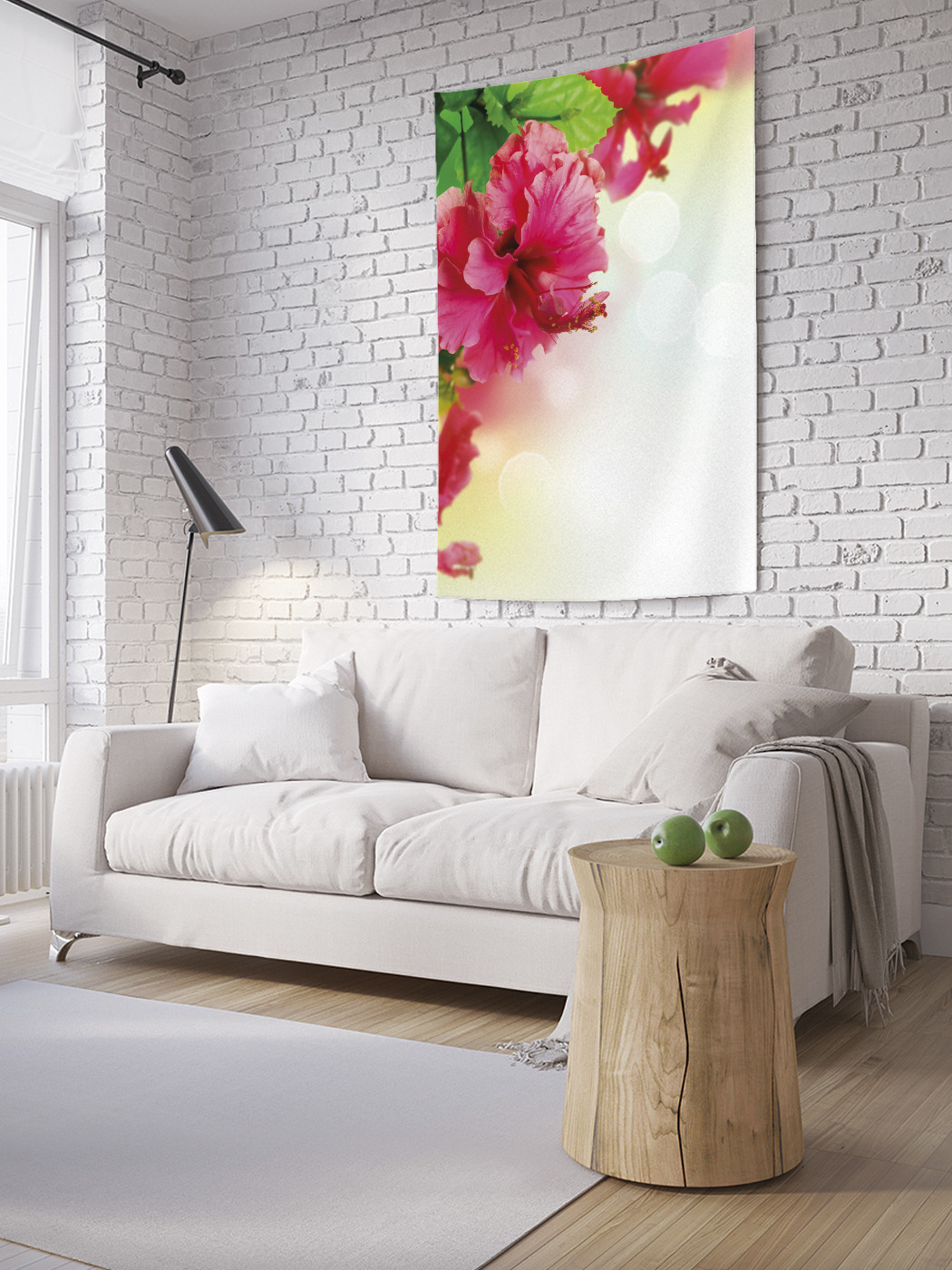 

Вертикальное фотопанно на стену JoyArty Китайская роза 150x200 см, Китайская роза