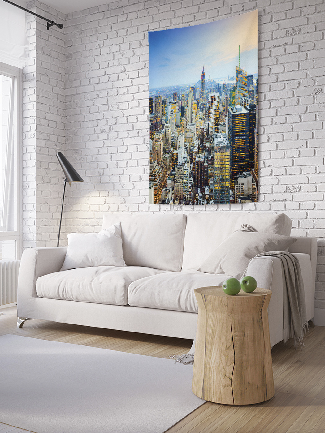 

Вертикальное фотопанно на стену JoyArty Солнечный город 150x200 см, Солнечный город
