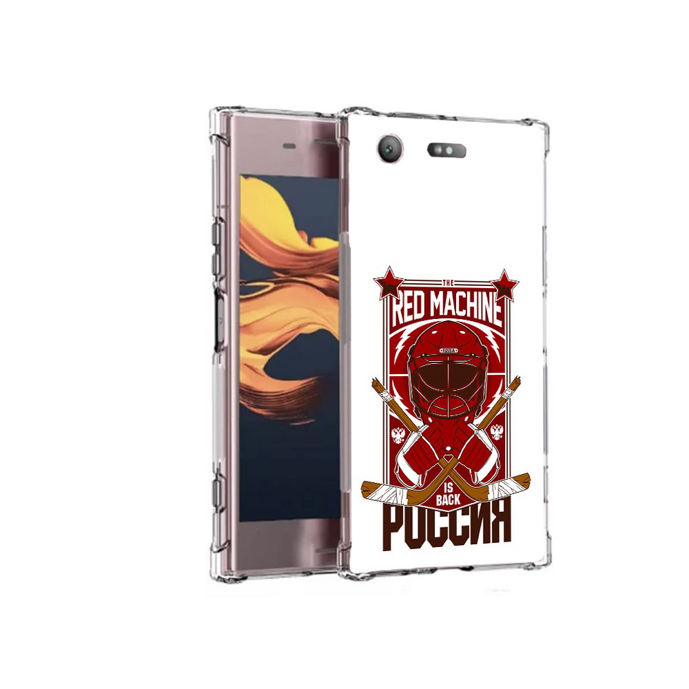 

Чехол MyPads Tocco для Sony Xperia XZ1 Compact хоккей россия (PT91855.237.666), Прозрачный, Tocco