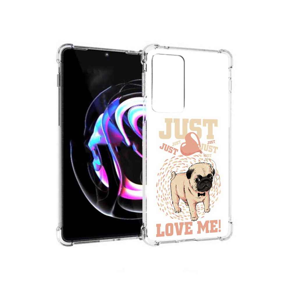 

Чехол MyPads Tocco для Motorola Moto Edge 20 Pro Люби меня (PT227063.364.109), Прозрачный, Tocco