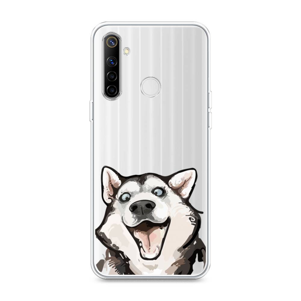 

Чехол Awog на Realme 6i "Радостный хаски", Разноцветный, 252950-1