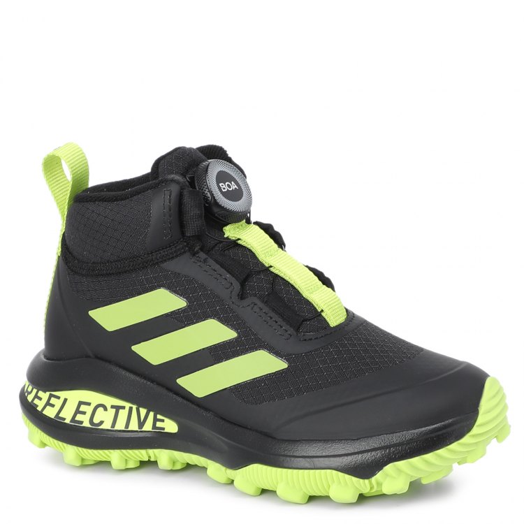 фото Кроссовки adidas fortarun boa atr k цв. черный р. 31,5