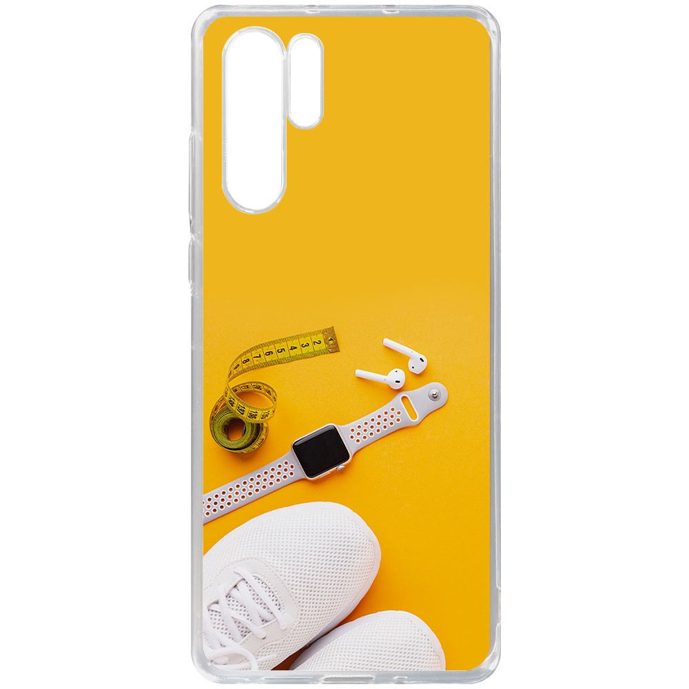 

Чехол-накладка Krutoff Clear Case Кроссовки женские Фитнес для Huawei P30 Pro