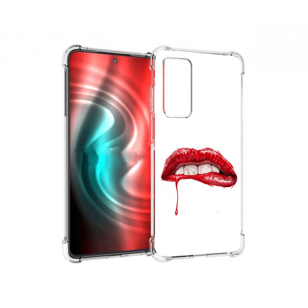 

Чехол MyPads Tocco для Motorola 20 яркие красные губы (PT227072.363.706), Прозрачный, Tocco