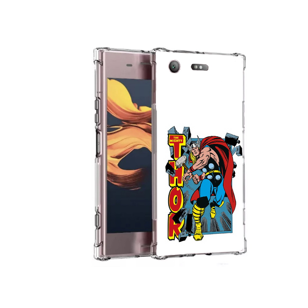 

Чехол MyPads Tocco для Sony Xperia XZ1 Compact тор комикс (PT91855.237.645), Прозрачный, Tocco