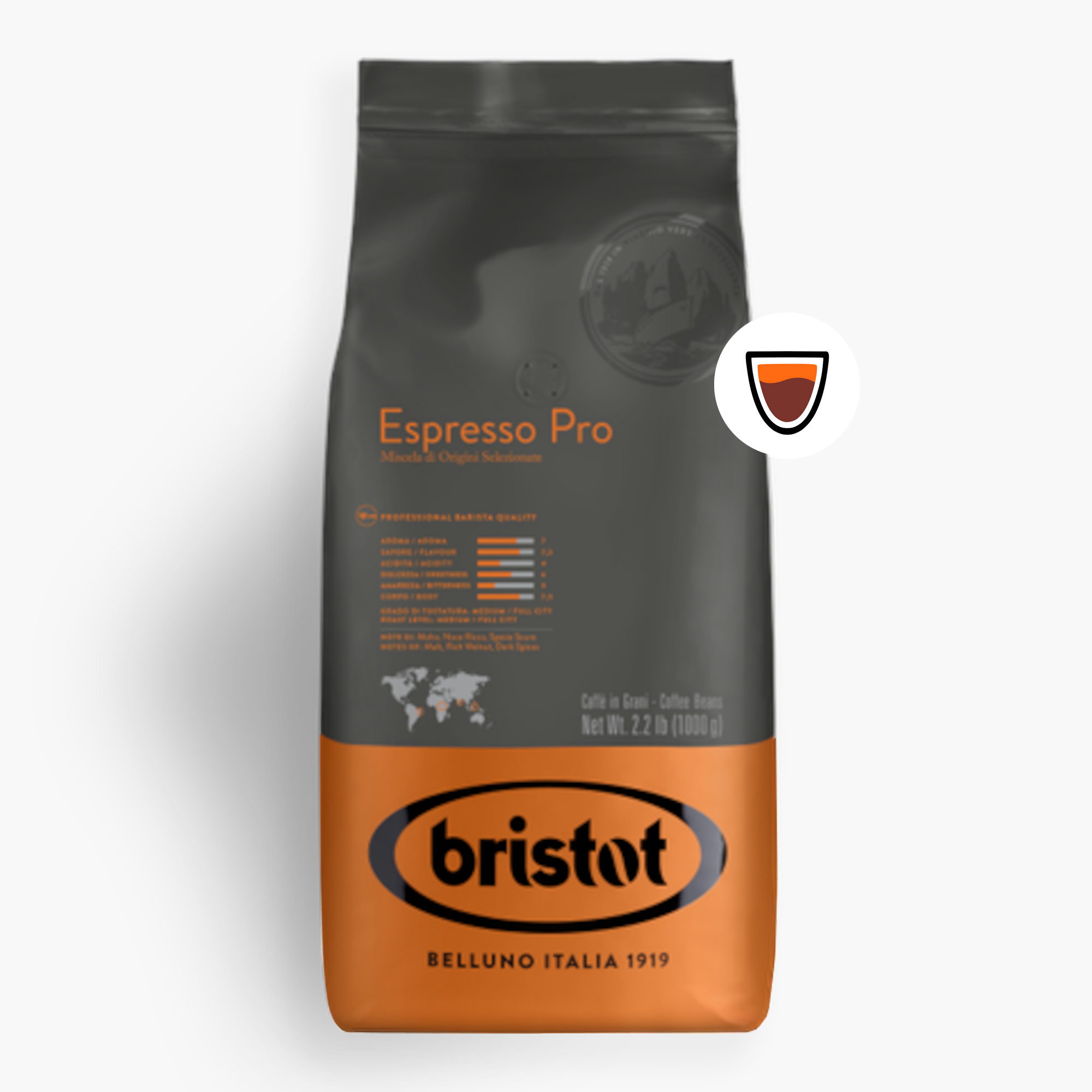 Кофе зерновой Bristot Espresso Pro