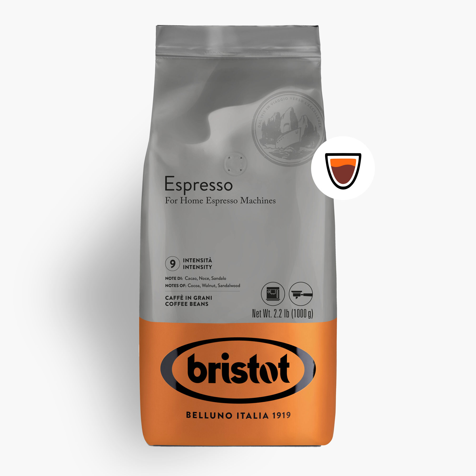 Кофе зерновой Bristot Espresso R 1000 гр