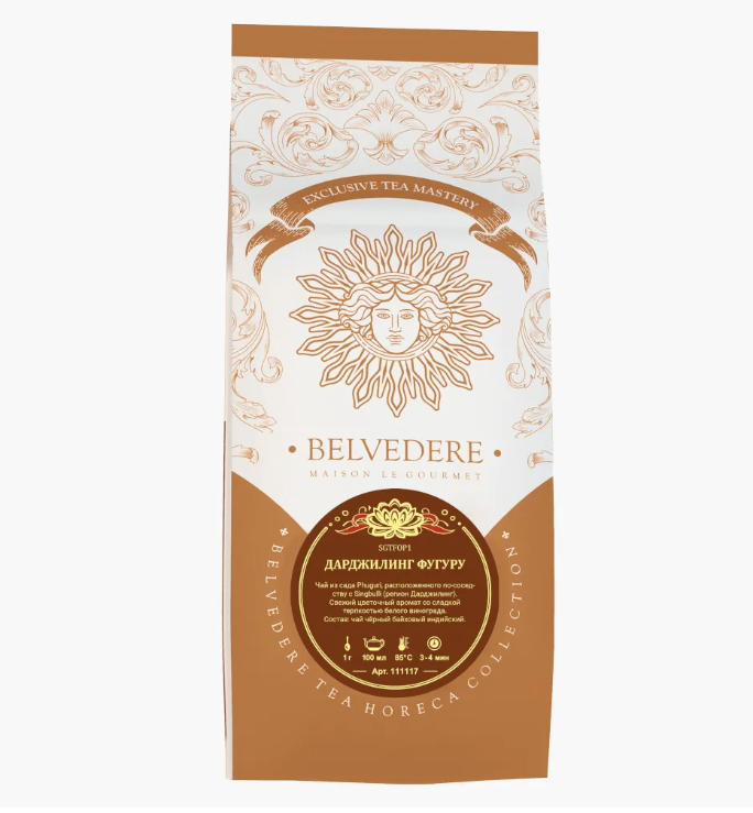 Чай Belvedere Дарджилинг Фугуру чёрный листовой 100 гр