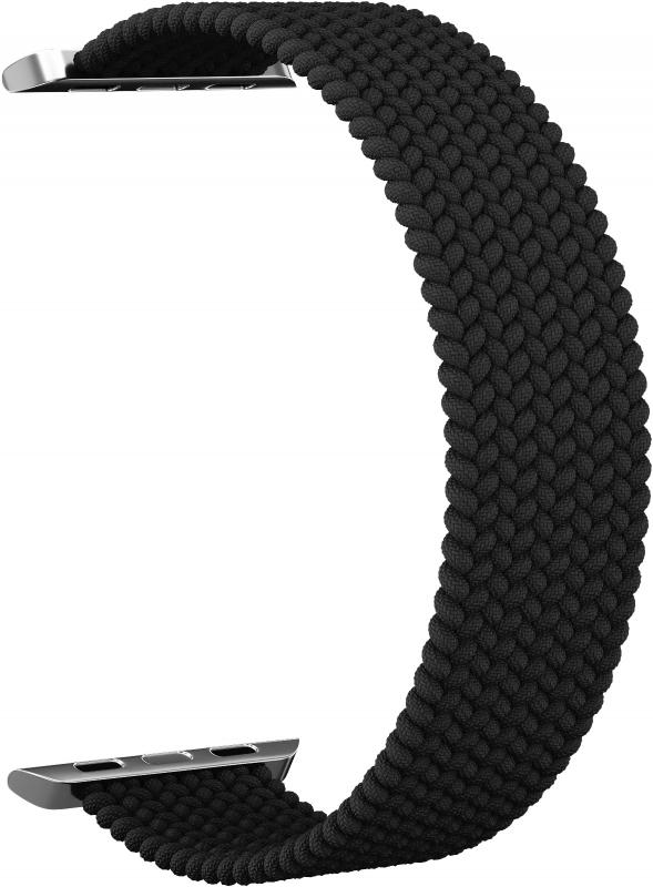 

Ремешок нейлоновый Braid для Apple Watch Sport 38/40 (S) (Черный)